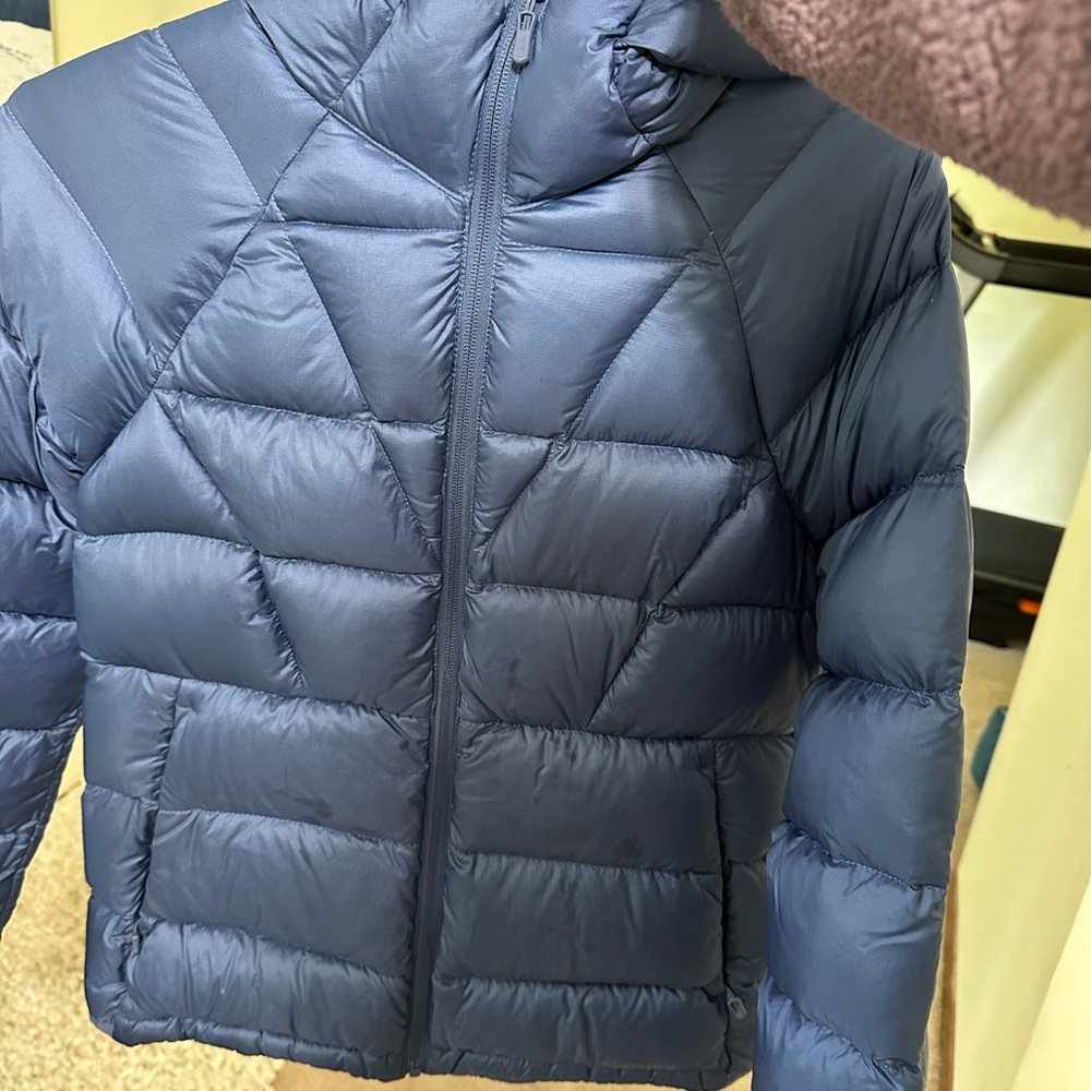 Marmot Quilted Blue Jacket